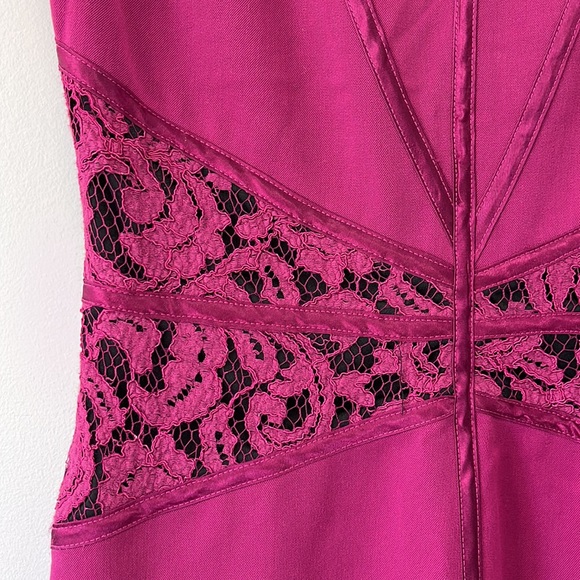 Venus Evening Dress Raspberry - Size 4 - Picture 4 of 6